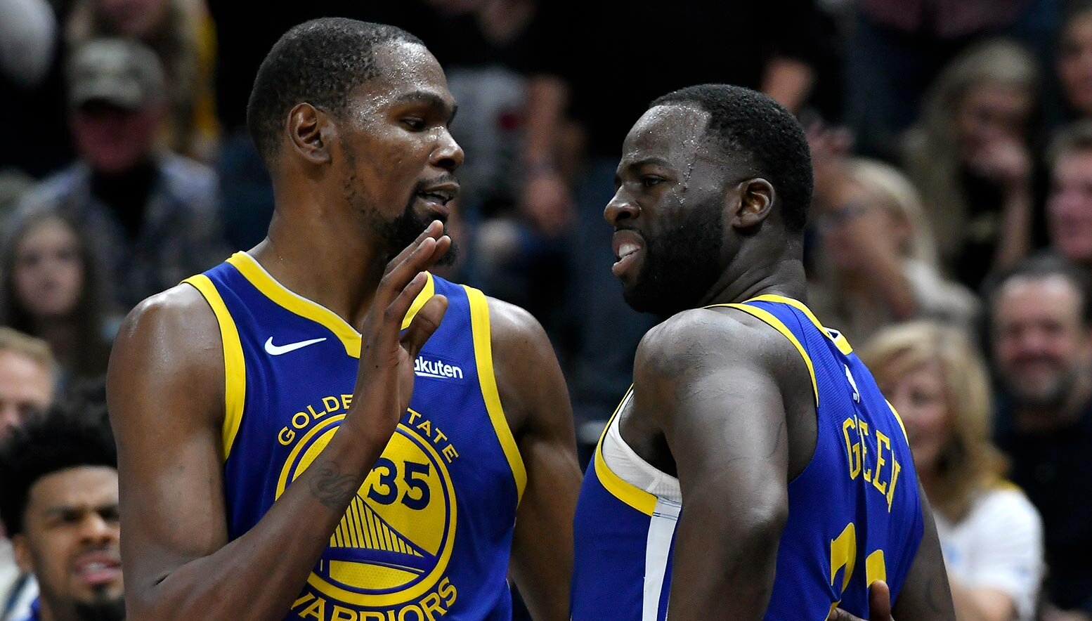 Kevin Durant and Draymond Green