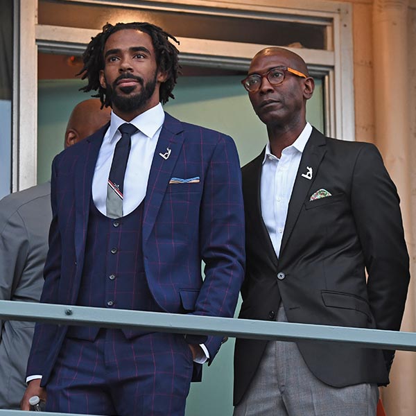 Mike Conley, Elliot Perry stand together on Balcony of MLK's assassination