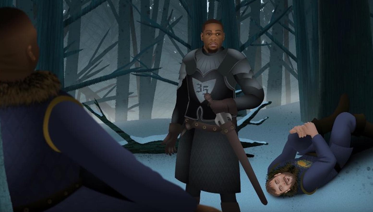 Kevin Durant featured in Game of Zones