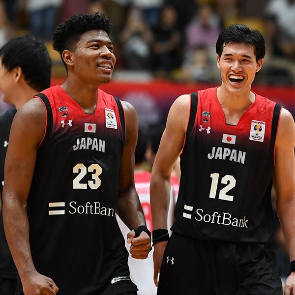 Rui Hachimura and Yuta Watanabe