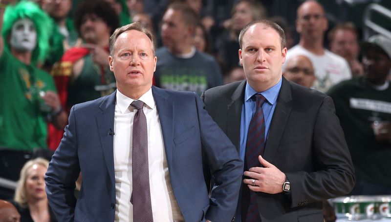 Mike Budenholzer and Taylor Jenkins
