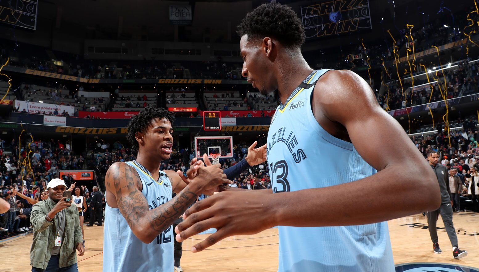 Ja Morant and Jaren Jackson Jr.