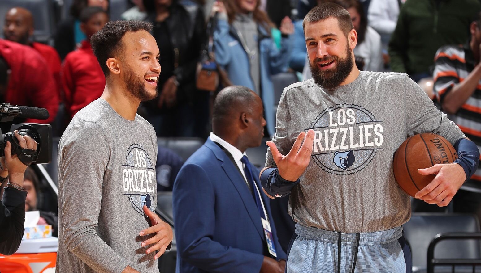 Jonas Valanciunas and Kyle Anderson