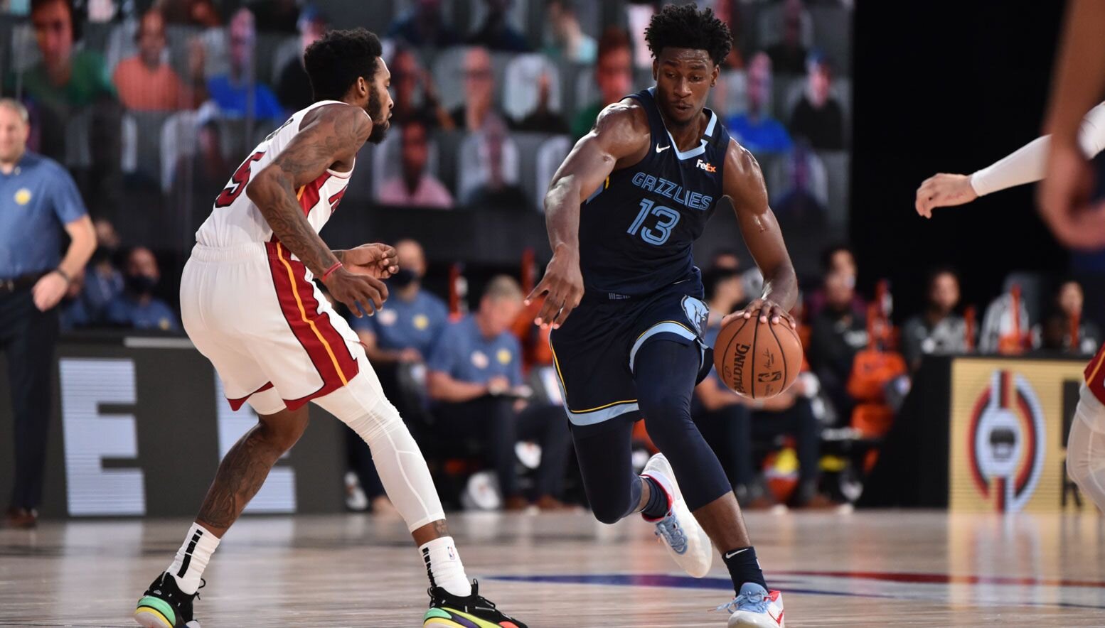 Jaren Jackson Jr. against the Heat