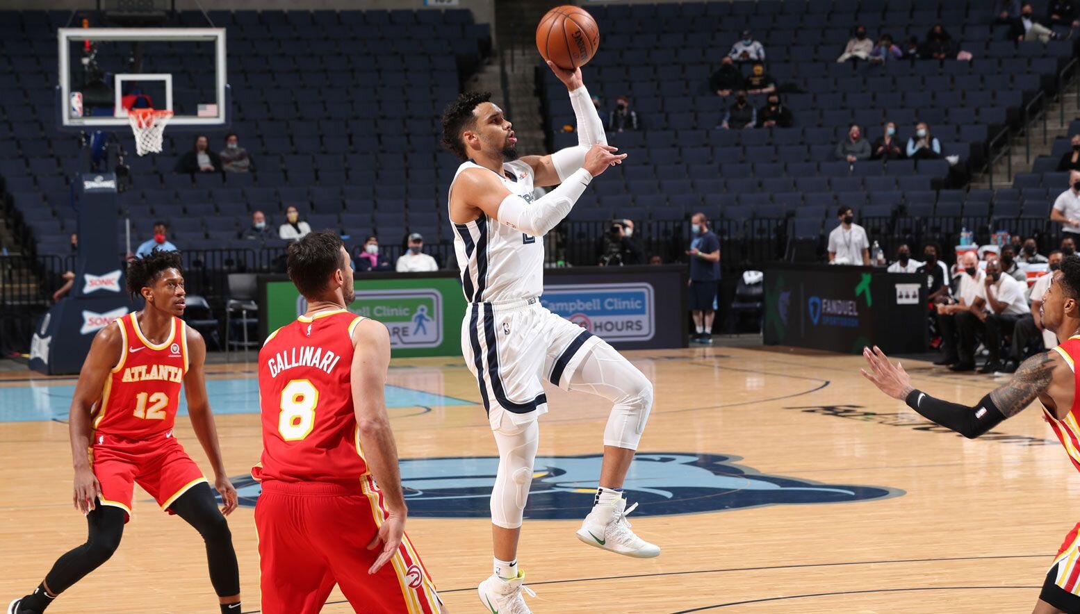 Dillon Brooks shooting a floater