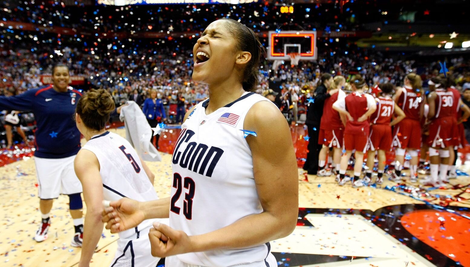 Maya Moore after winning championship