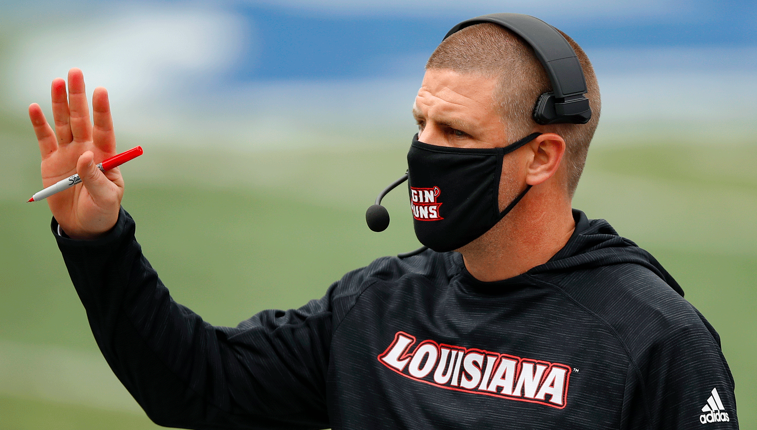 Billy Napier on the sideline