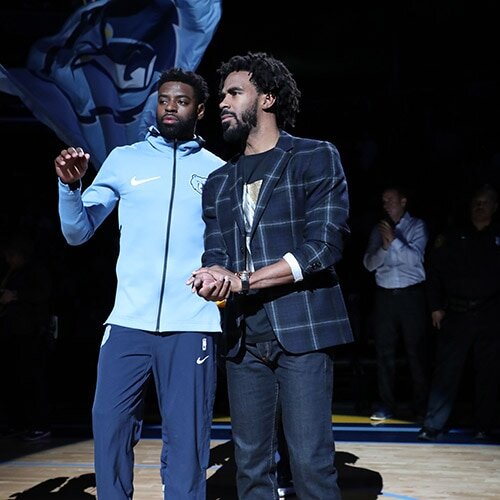 Mike Conley and Tyreke Evans