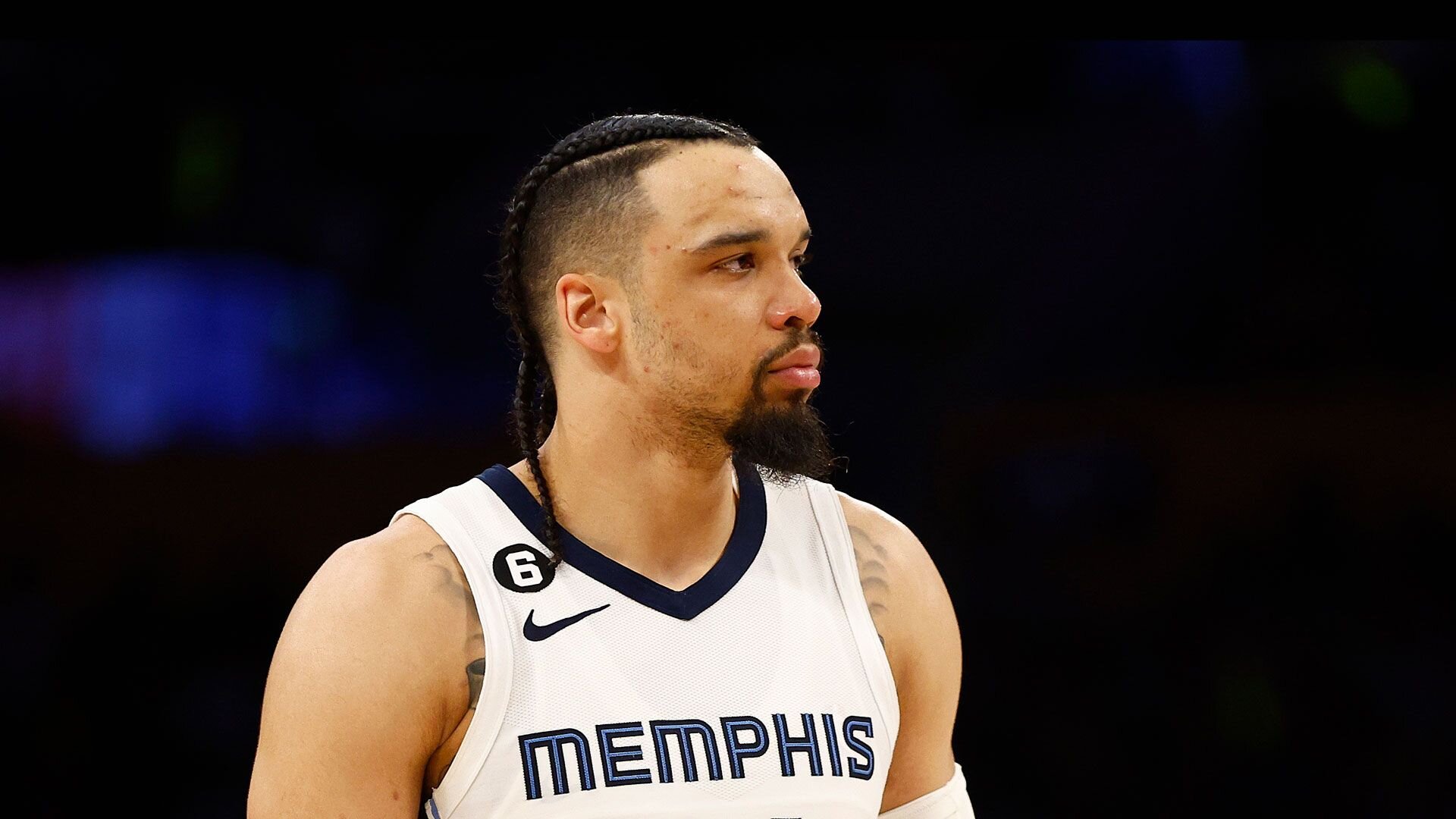 LOS ANGELES, CALIFORNIA - APRIL 28: Dillon Brooks #24 of the Memphis Grizzlies in the second half against the Los Angeles Lakers in Game Six of the Western Conference First Round Playoffs at Crypto.com Arena on April 28, 2023 in Los Angeles, California.