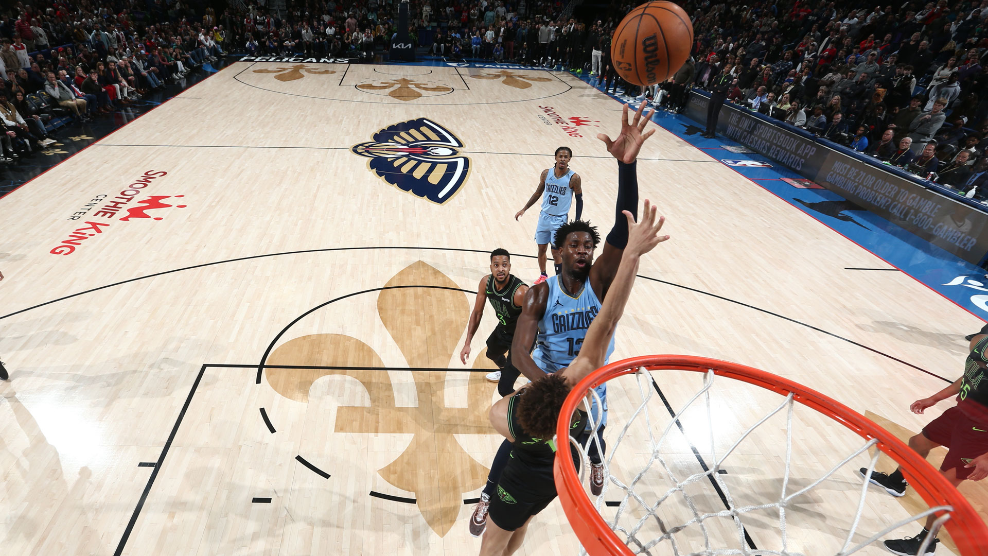 NEW ORLEANS, LA - DECEMBER 26: Jaren Jackson Jr. #13 of the Memphis Grizzlies shoots the ball during the game against the New Orleans Pelicans on December 26, 2023 at the Smoothie King Center in New Orleans, Louisiana.