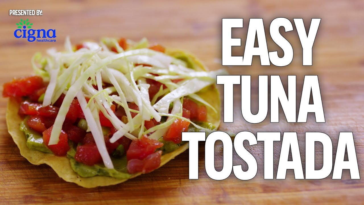 Easy Tuna Tostada Recipe Cooking with Lang Grind City Media