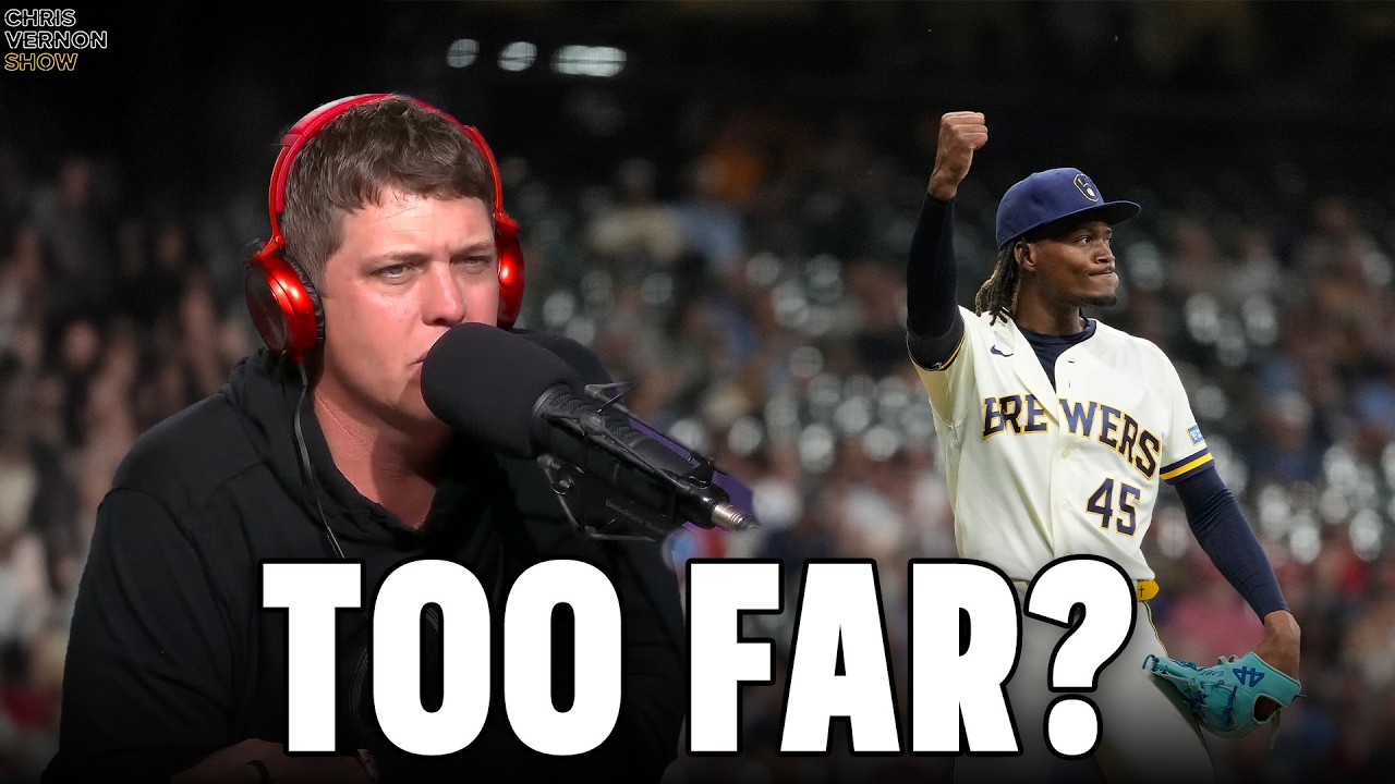 Did Brewers Pitcher Abner Uribe Take His Celebration Too Far? | Chris Vernon Show